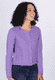 Strickjacke Manola - amethyst