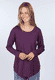 Langarmshirt Nore - deep purple