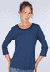 3/4 Arm-Shirt Mabel  - navy