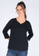 3/4-Armshirt Hellena - black