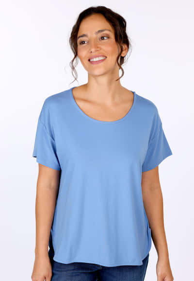 T-Shirt Betzi solid  - delfter