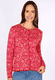 Strickjacke Mica  - cerise