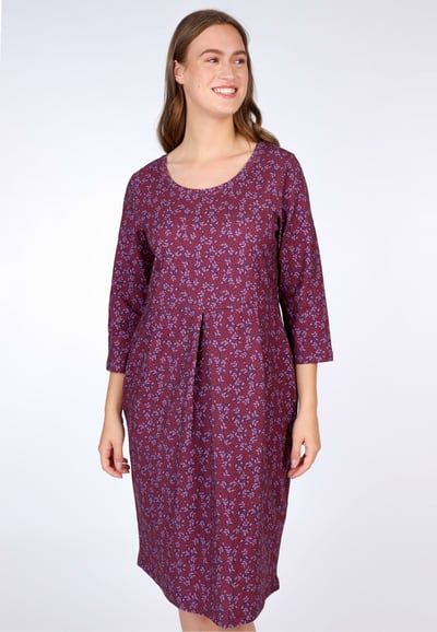 Kleid Jola mille tournesols - plum