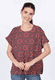 Bluse Maisy ornamental - ebony