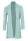 Strickmantel Ebbie - turquoise