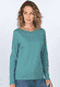 Langarmshirt Kajsa  - bottle green
