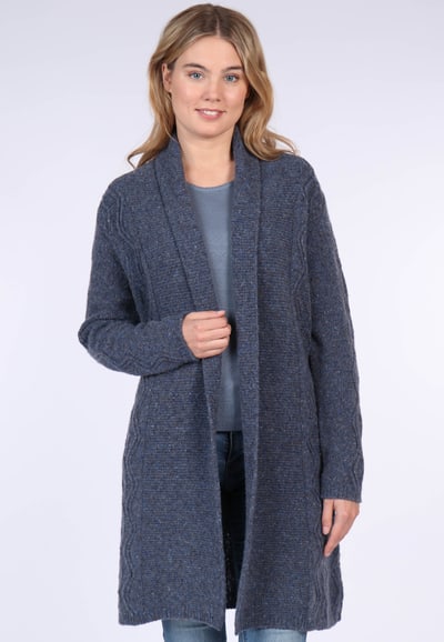 Strickmantel Walla - navy