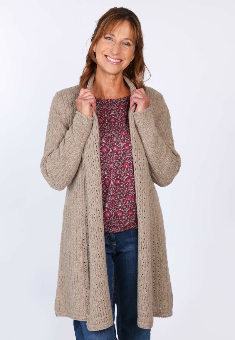 Strickmantel Ebbie - camel