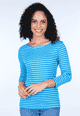 3/4-Arm-Shirt Mya - lapis