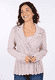 Strickjacke Trudy Ajour  - rose