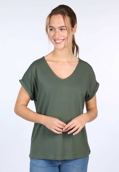 T-Shirt Betzinka solid  - thyme