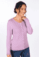 Strickjacke Lele  - pansy