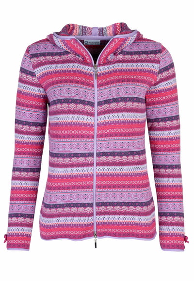 Strickjacke Ida crazy - fuchsia