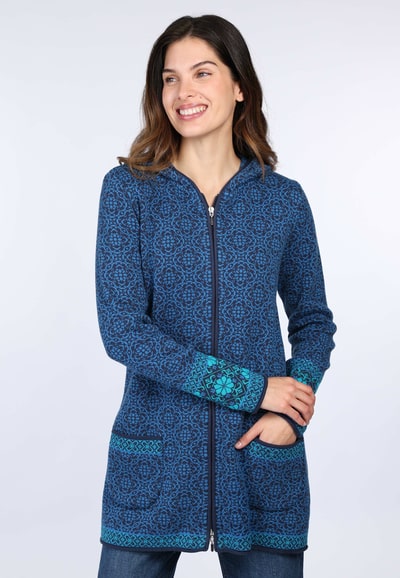 Strickmantel Mareike  - indigo