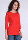 Shirt Zoa - burnt orange