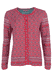 Strickjacke Renee Circles - rubin