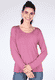 Langarmshirt Philia - tea rose