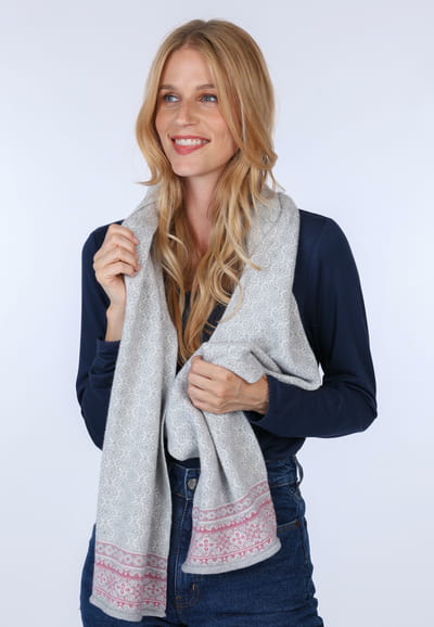 Strickschal Sabina - dust grey