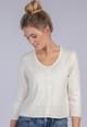 Strickjacke Liselotte - ivory