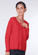 Strickjacke Kadir - rubin