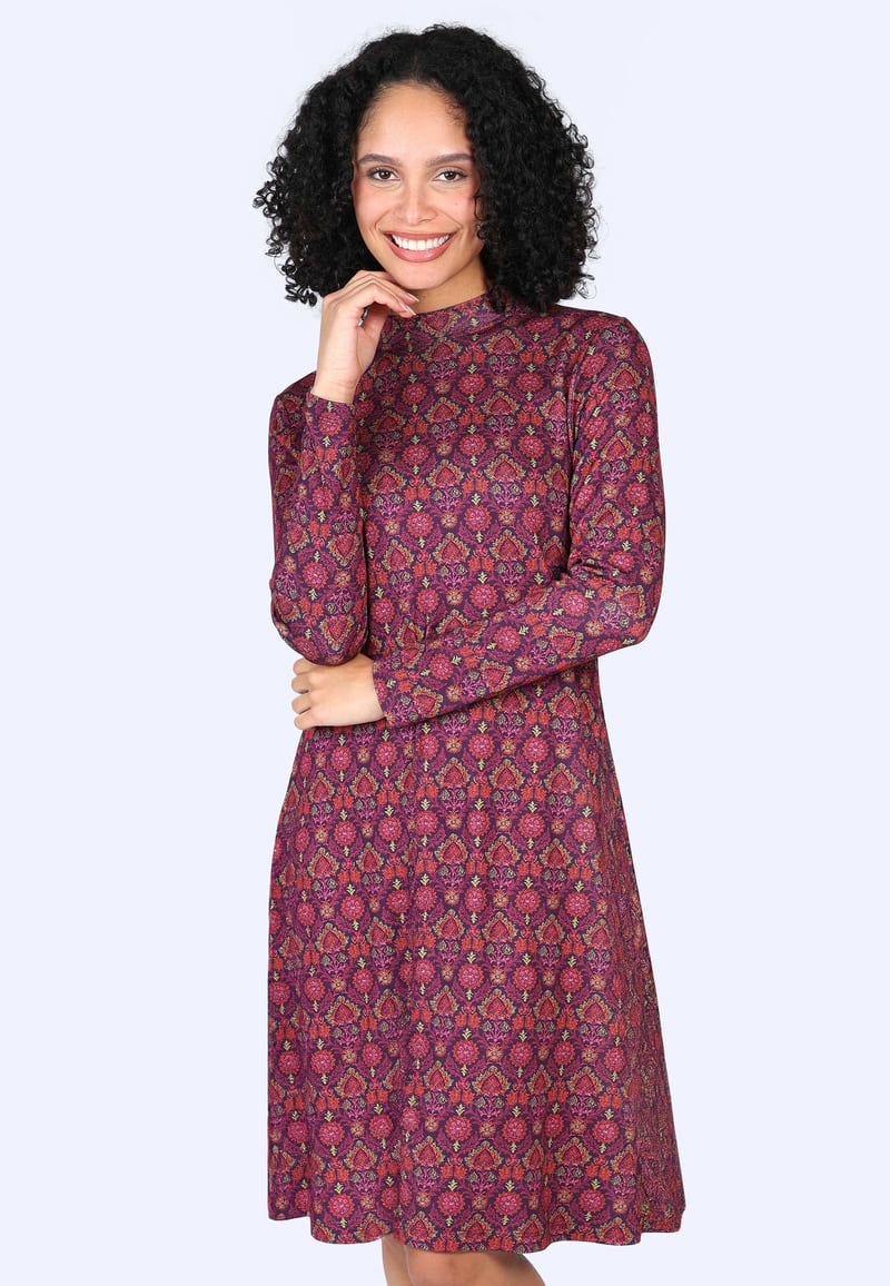 Kleid Ova - deep purple