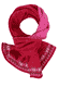 Strickschal Sabet Snowflake  - rubin