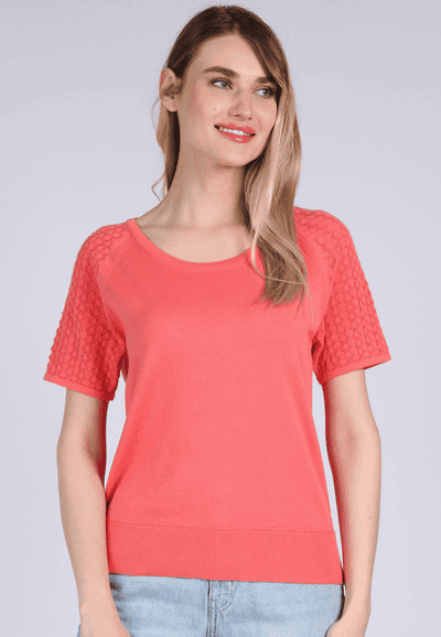 Strickshirt Lina - peach