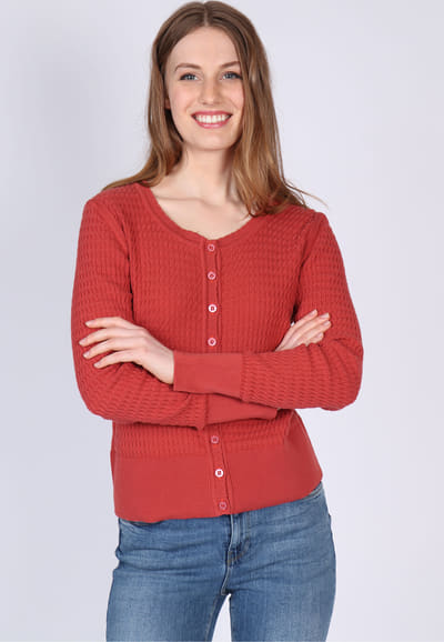 Strickjacke Manon - spice