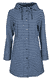 Mantel Iken stripe - navy