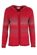 Strickjacke Katleen fantasy - rubin