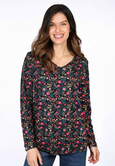 Langarmshirt Adisara  - black