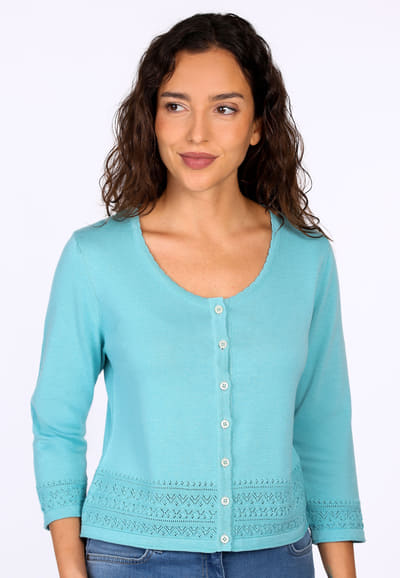 Strickjacke Liselotte  - wave