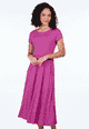Kleid Malind solid - raspberry