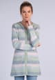 Strickjacke Annika - cool moss
