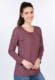 Langarmshirt Camillena  - plum