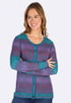 Strickjacke Renee gradient  - ocean