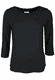 3/4-Arm Shirt Zoala solid  - black