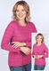 Wendepullover Karia  - raspberry