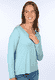 Langarmshirt Philia - turquoise
