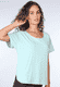T-Shirt Betzi solid - turquoise