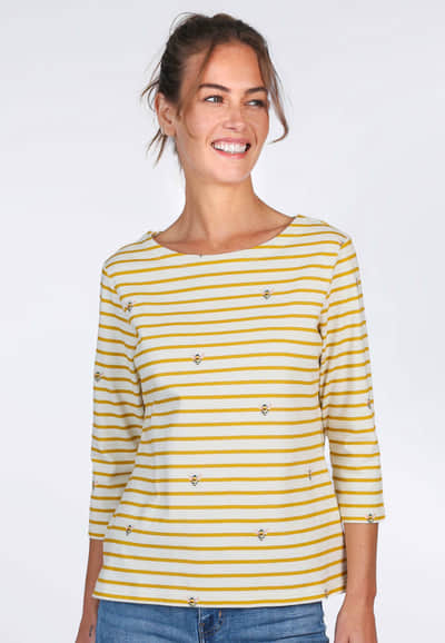 3/4 Arm-Shirt Holma  - yellow