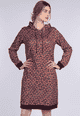 Kleid Lillemor garden - plum