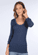 Langarmshirt Lynn  - navy