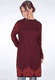 Strickkleid Dorla - dark grape