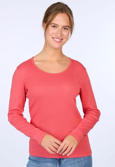 Langarmshirt Malin - magnolie