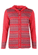Strickjacke Freya tulip bow - rubin