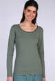 Langarmshirt Sandra  - thyme