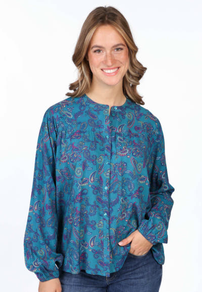 Bluse Joceline  - lake
