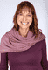 Strickdreieckstuch Lisa  - dusty orchid