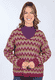 Strickpullover Elianne  - red wine